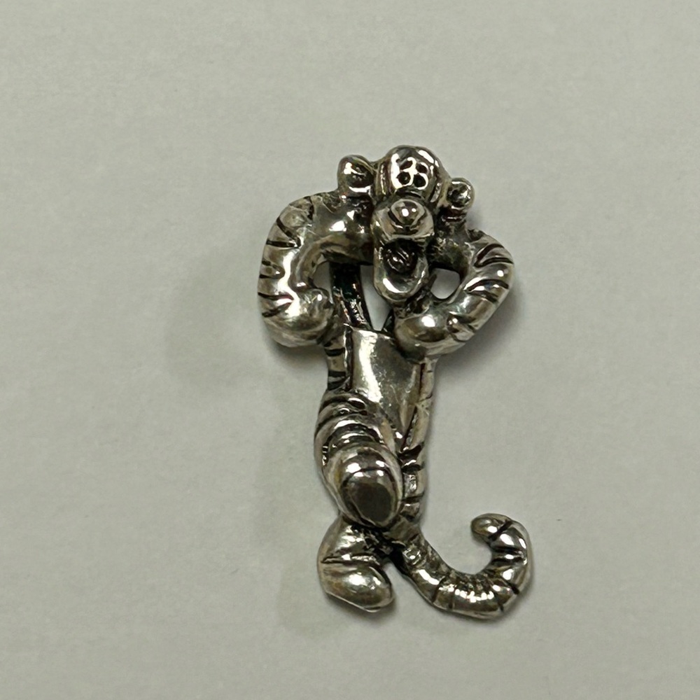 Vintage 925 Silver Disney Tigger Pendant